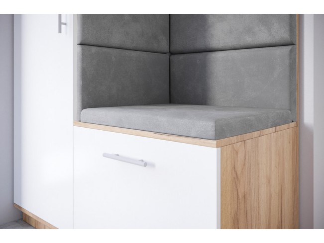 Szafa garderoba Milo 4 złoty/mat 120 cm