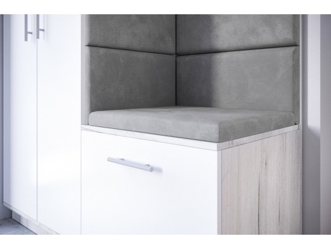 Szafa garderoba Milo 4 biały/mat 150 cm