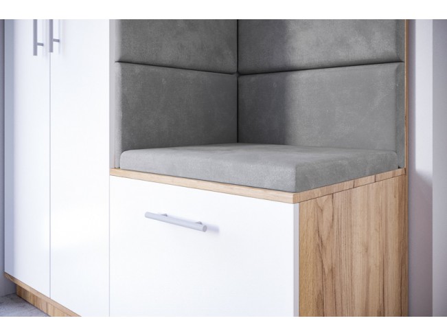 Szafa garderoba Milo 4 złoty/mat 150 cm