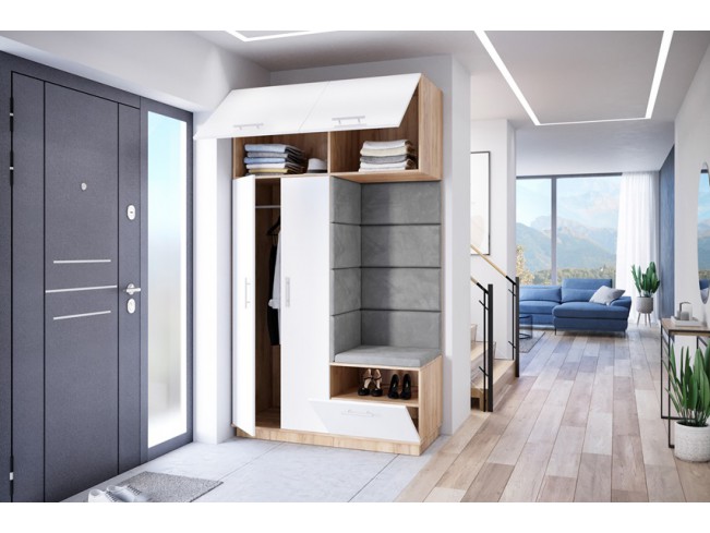 Szafa garderoba Milo 4 złoty/mat 150 cm