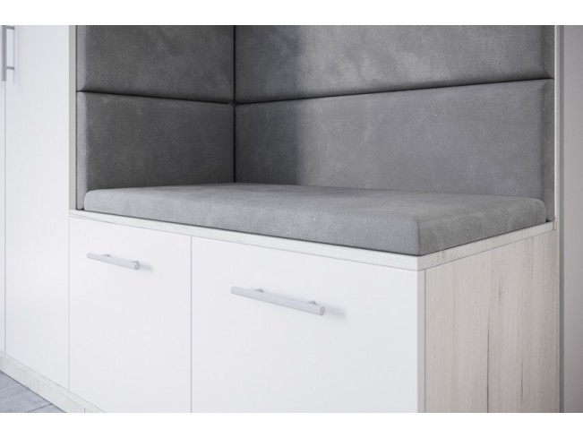 Szafa garderoba Milo 4 biały/mat 180 cm