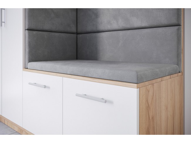 Szafa garderoba Milo 4 złoty/mat 200 cm