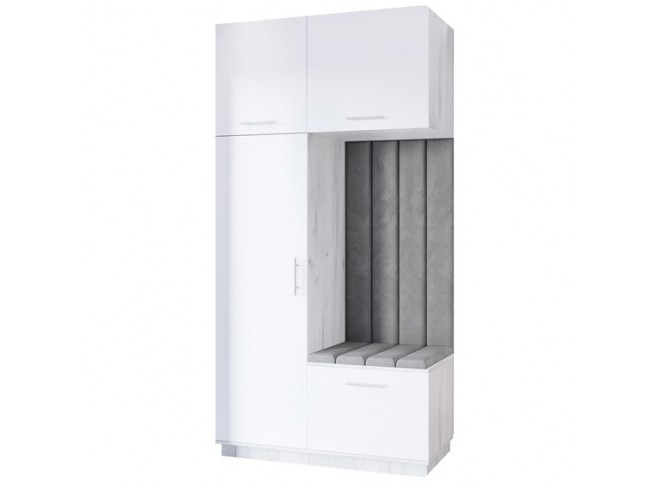 Milo 5 biały mat 120 cm - widok ogólny