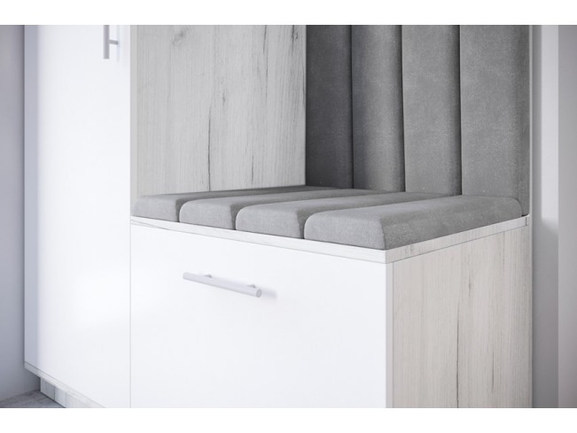 Szafa garderoba Milo 5 biały/mat 120 cm