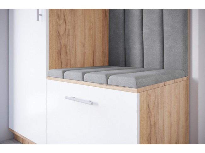 Szafa garderoba Milo 5 złoty/mat 120 cm