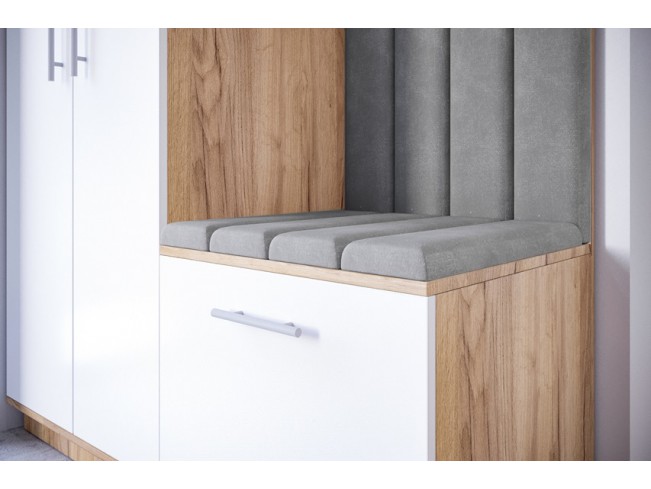 Szafa garderoba Milo 5 złoty/mat 150 cm