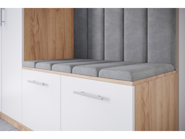 Szafa garderoba Milo 5 złoty/mat 180 cm