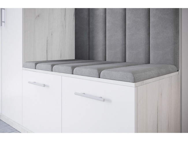 Szafa garderoba Milo 5 biały/mat 200 cm