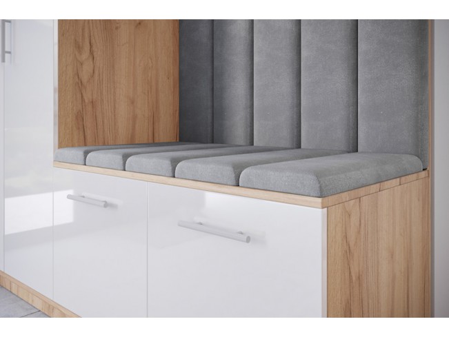 Szafa garderoba Milo 5 złoty/połysk 200 cm