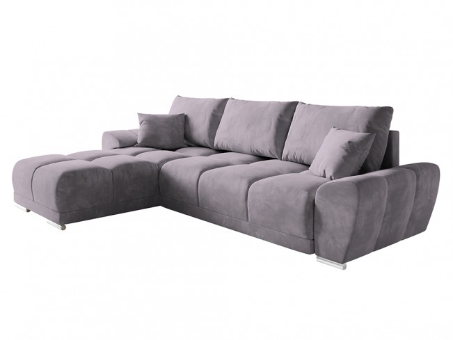 Narożnik Bego L Monolith 62 wrzosowy - widok ogólny