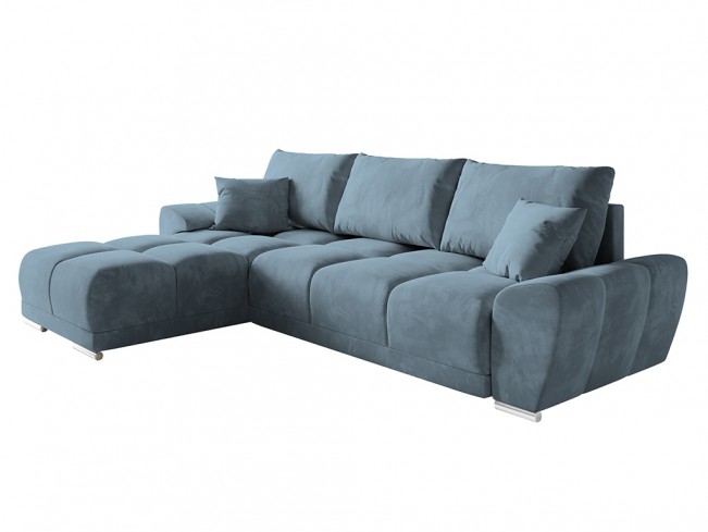 Narożnik Bego L Monolith 72 błękitny - widok ogólny