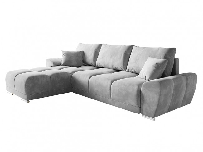 Narożnik Bego L Monolith 84 jasny szary - widok z przodu