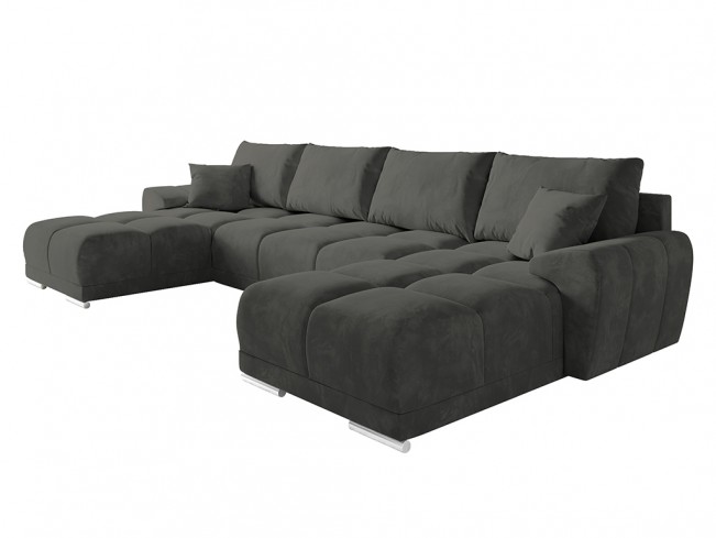 Narożnik Bego U MO-92 popielaty - widok frontowy