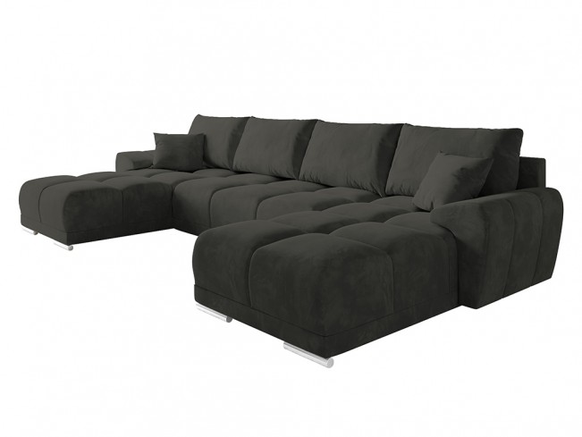 Narożnik Bego U MO-95 ciemny szary - widok frontowy