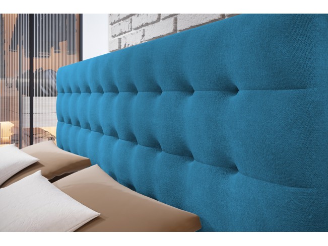 Łóżko kontynentalne Nori 140 Kronos 13 lazurowy