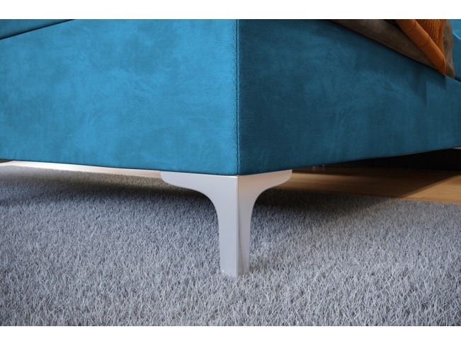 Łóżko kontynentalne Lilu 140 Kronos 13 lazurowy