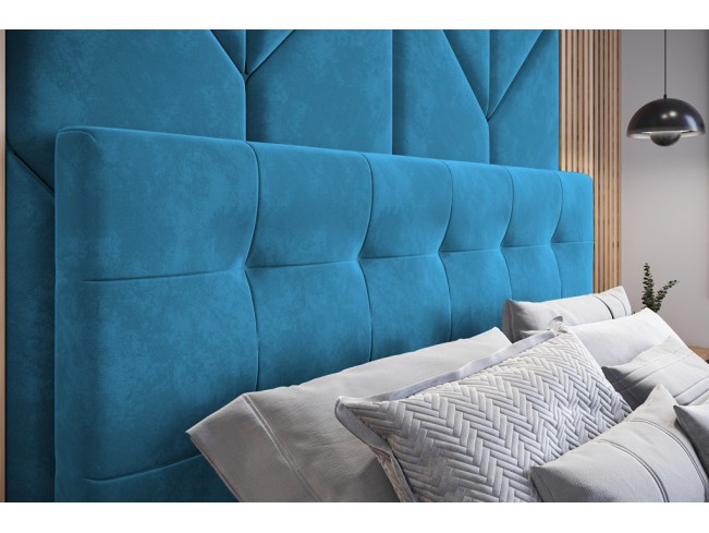 Łóżko tapicerowane Timo 160 Kronos 13 lazurowy