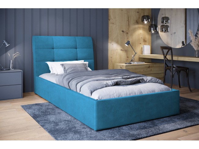 Łóżko tapicerowane Joko 90 Kronos 13 lazurowy