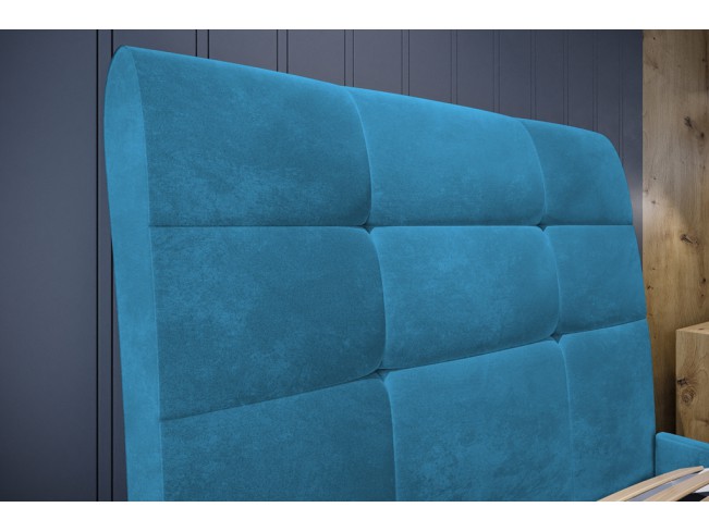 Łóżko tapicerowane Joko 120 Kronos 13 lazurowy