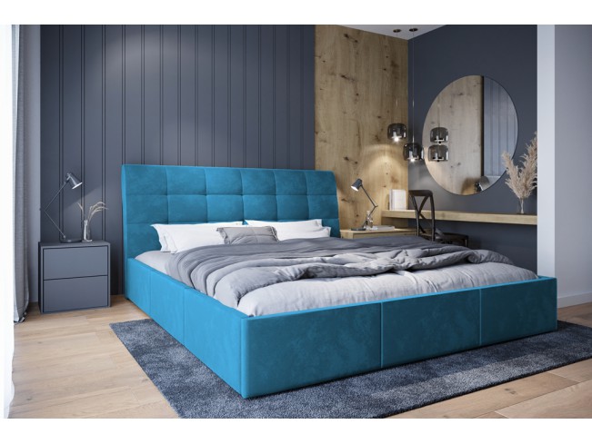 Łóżko tapicerowane Joko 160 Kronos 13 lazurowy