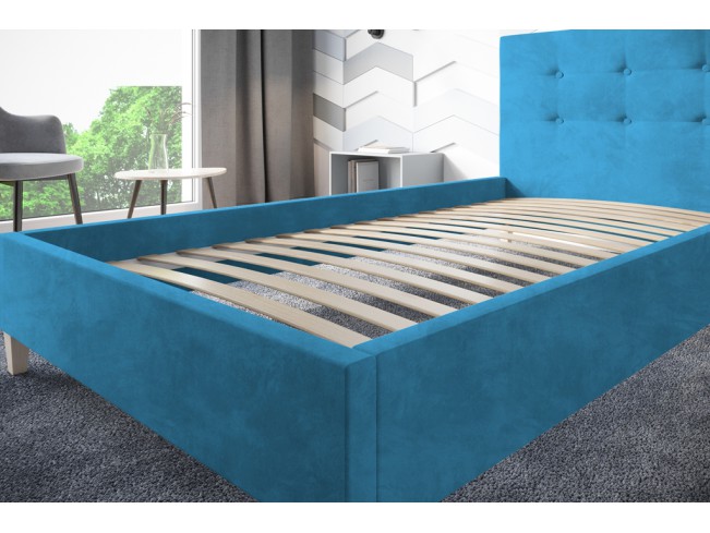 Łóżko tapicerowane Endo 80 Kronos 13 lazurowy