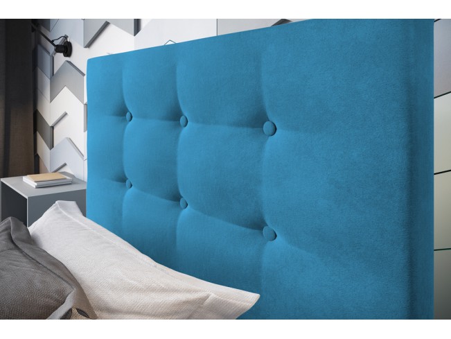 Łóżko tapicerowane Endo 90 Kronos 13 lazurowy