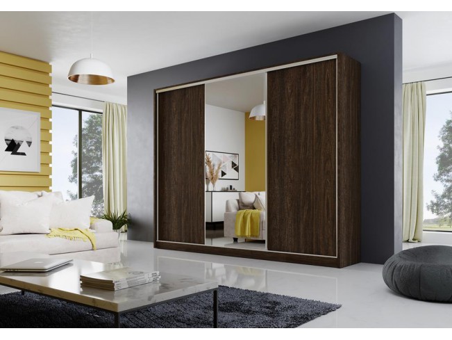 Szafa przesuwna Meblo 1 wenge 270 cm