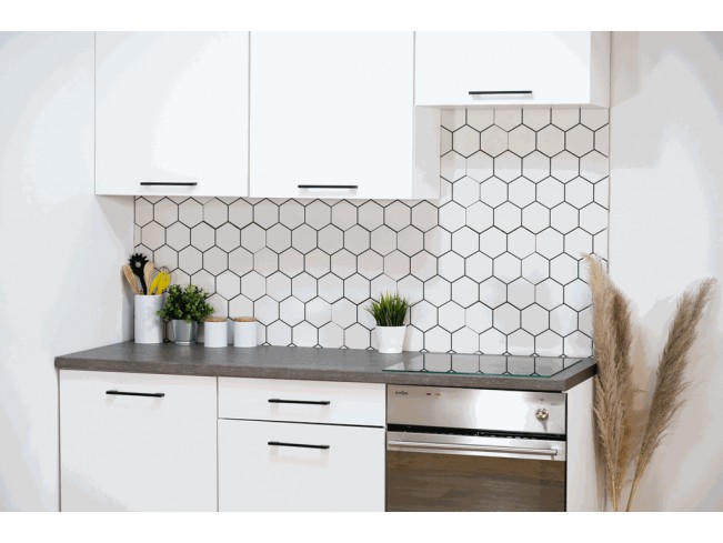 Kuchnia Leto 1 biały mat 180 cm