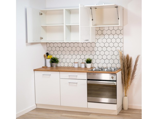 Kuchnia Leto 2 biały mat 180 cm