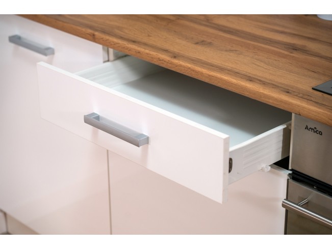 Kuchnia Leto 2 biały połysk 180 cm