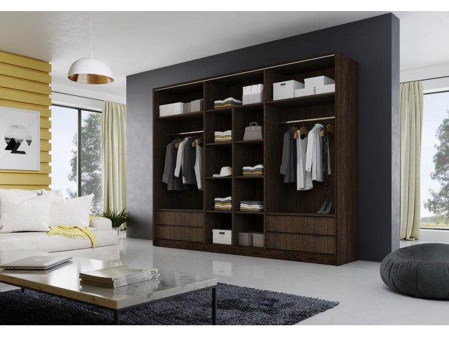 Szafa przesuwna Meblo 1 wenge 270 cm