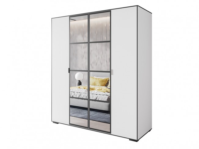 Szafa uchylna Solo 1 180 biały mat -widok ogólny