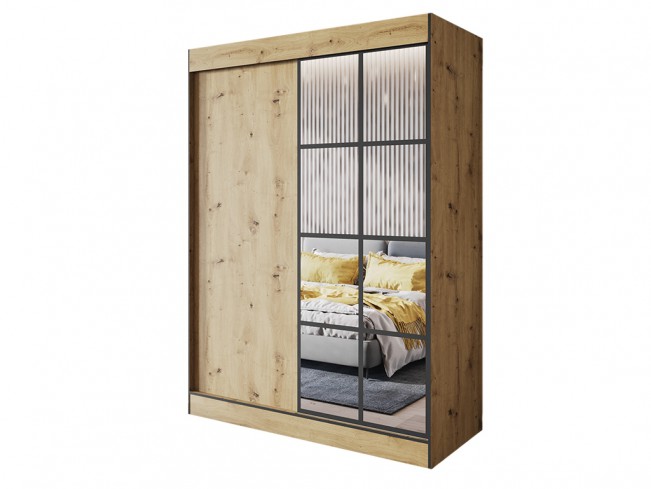 Szafa przesuwna Solo 2 150 artisan - widok z przodu