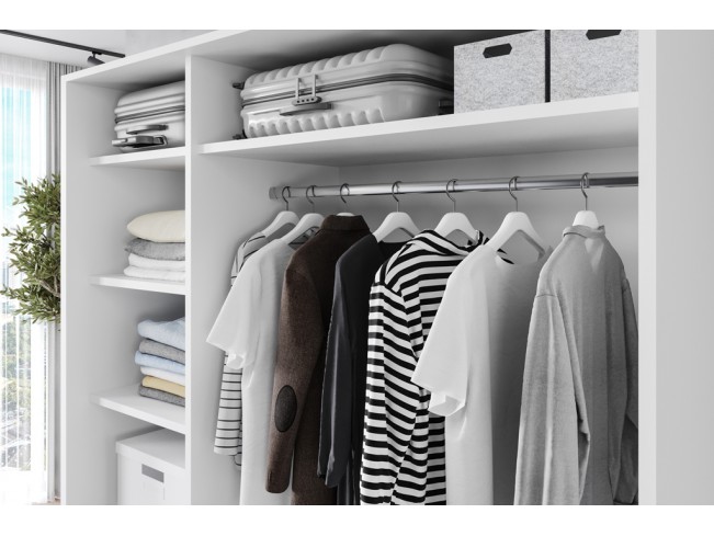 Szafa przesuwna Telo biały mat 180 cm