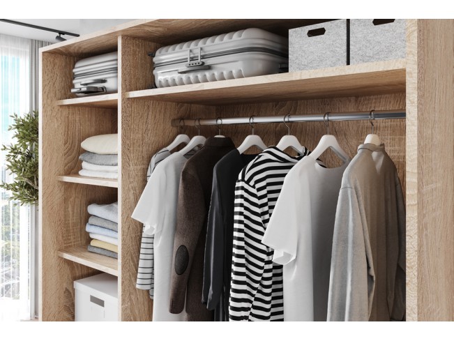 Szafa przesuwna Telo sonoma 180 cm