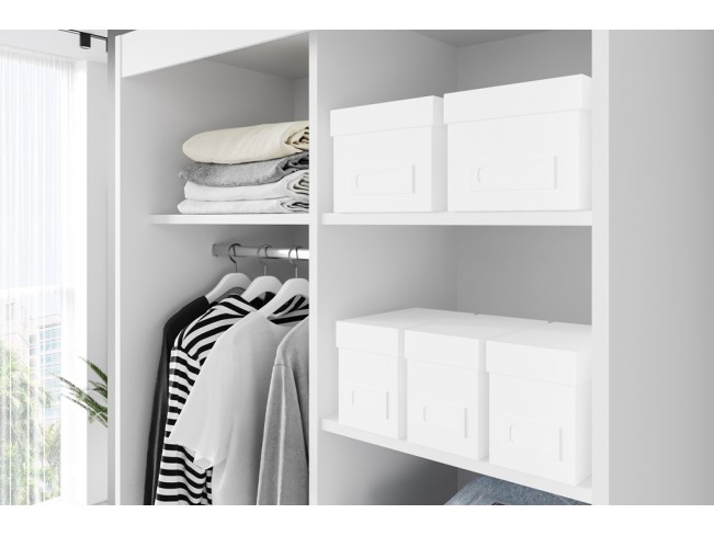 Szafa przesuwna Heso biały mat 120 cm