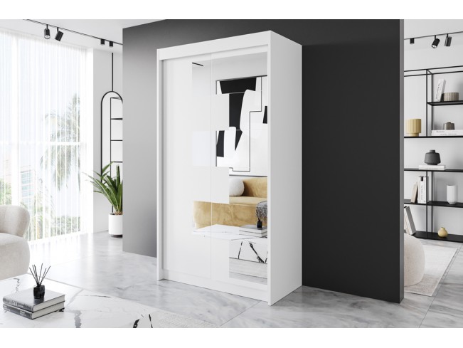 Szafa przesuwna Heso biały mat 120 cm