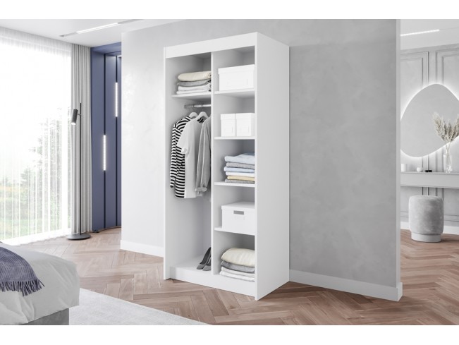 Szafa przesuwna Leso 1 biały mat 100 cm