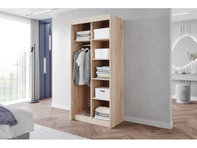 Szafa przesuwna Leso 1 sonoma 100 cm