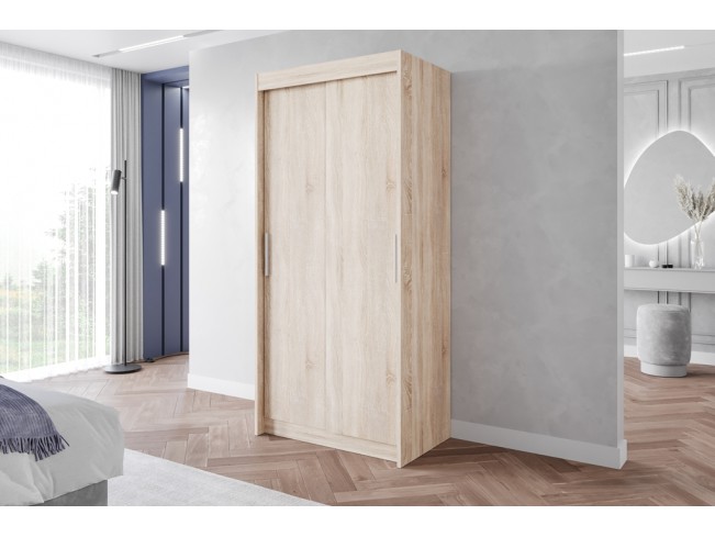 Szafa przesuwna Leso 1 sonoma 100 cm