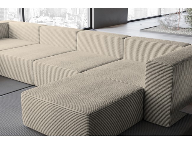 Narożnik modułowy Lenn XL Sztruks 3 beżowy