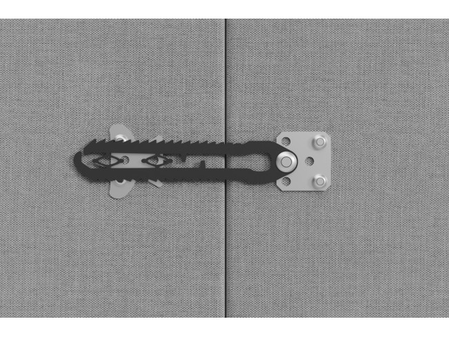 Narożnik modułowy Lenn L Sztruks 14 grafitowy