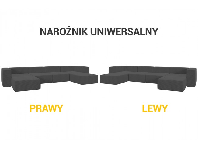 Narożnik modułowy Lenn XL sztruks 90