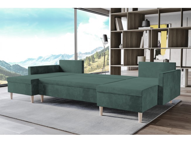 Narożnik Ivar U Monolith 37 zielony