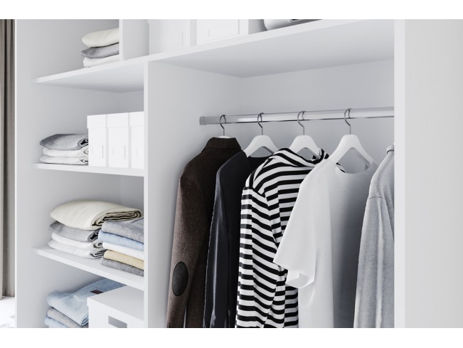 Szafa przesuwna Prim IV biały mat 100 cm