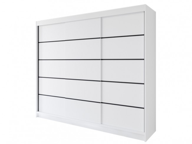 Szafa Rimi VII 250 biały mat - widok ogólny