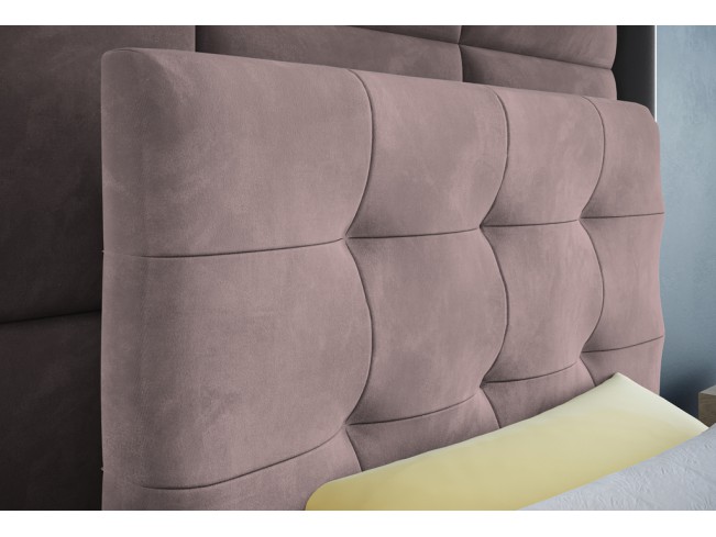 Łóżko kontynentalne Sleepy 90 Kronos 27 brudny róż