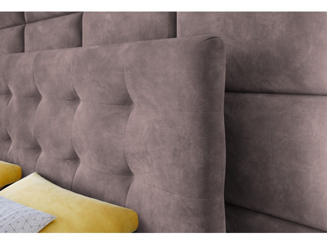 Łóżko kontynentalne Sleepy 160 Kronos 27 brudny róż