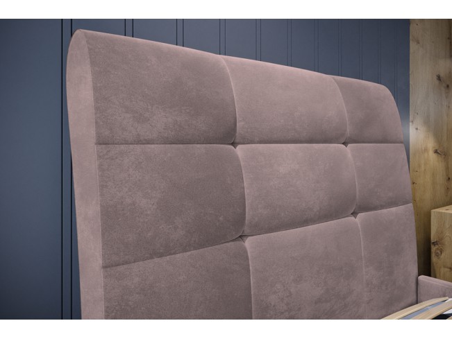 Łóżko tapicerowane Joko 80 Kronos 27 brudny róż