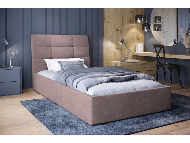 Łóżko tapicerowane Joko 120 Kronos 27 brudny róż